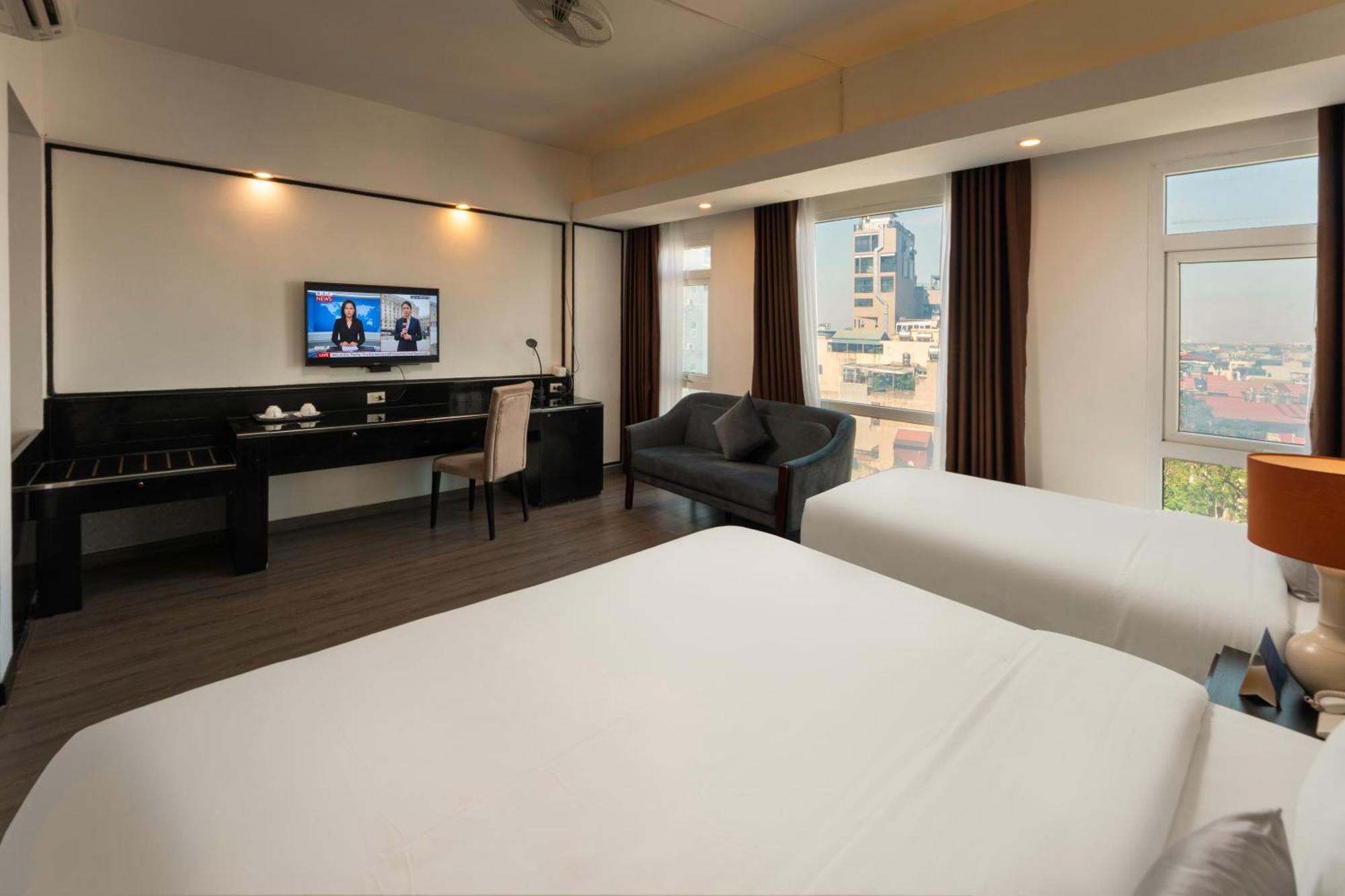 Family Room with City View